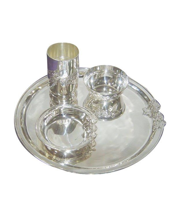 pure silver thali set for baby