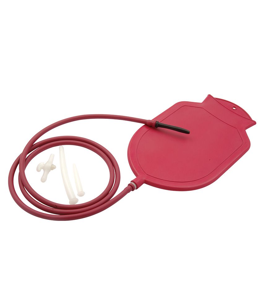 NET Douche Bag 4 liter, with nozzle, tube & douche fitting set Buy NET