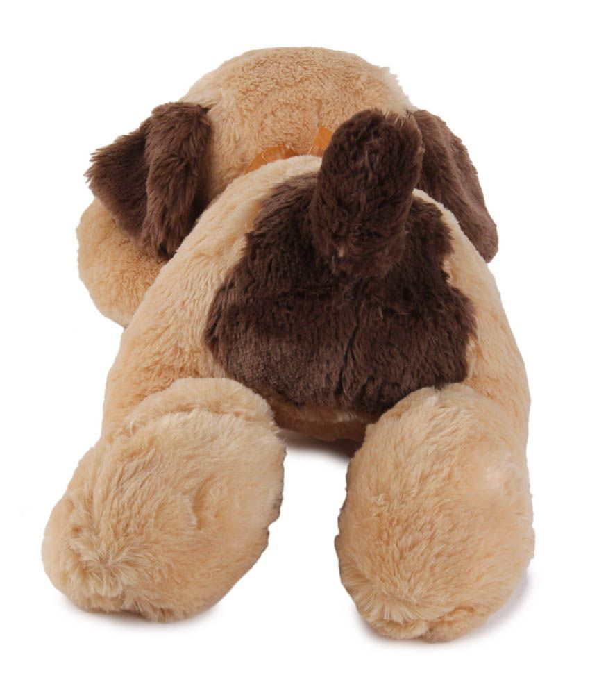 brown stuffed animal with teeth