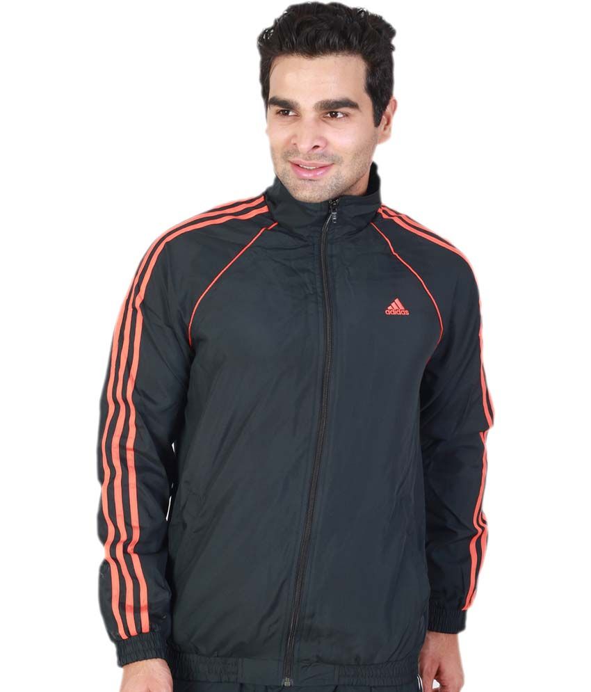 Adidas Blue Polyester Casual Jacket 