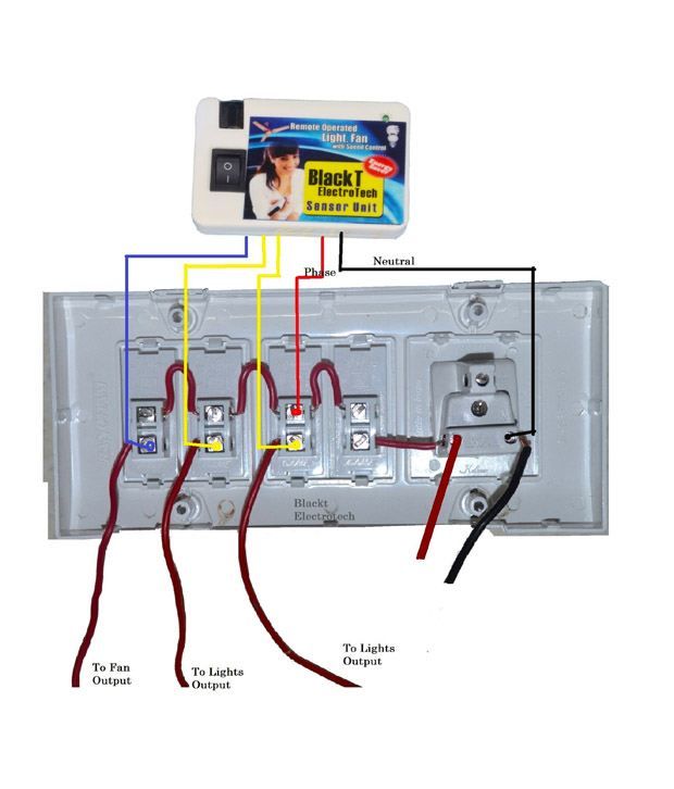 Blackt Electrotech Wireless Remote Control Switching System For Blackt Electrotech Wireless Remote Control Switching System For Lights Fan With Sd Regulation