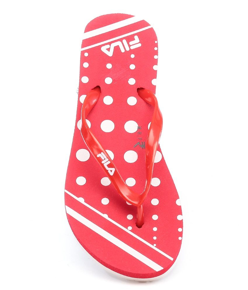 fila red polka dot shoes