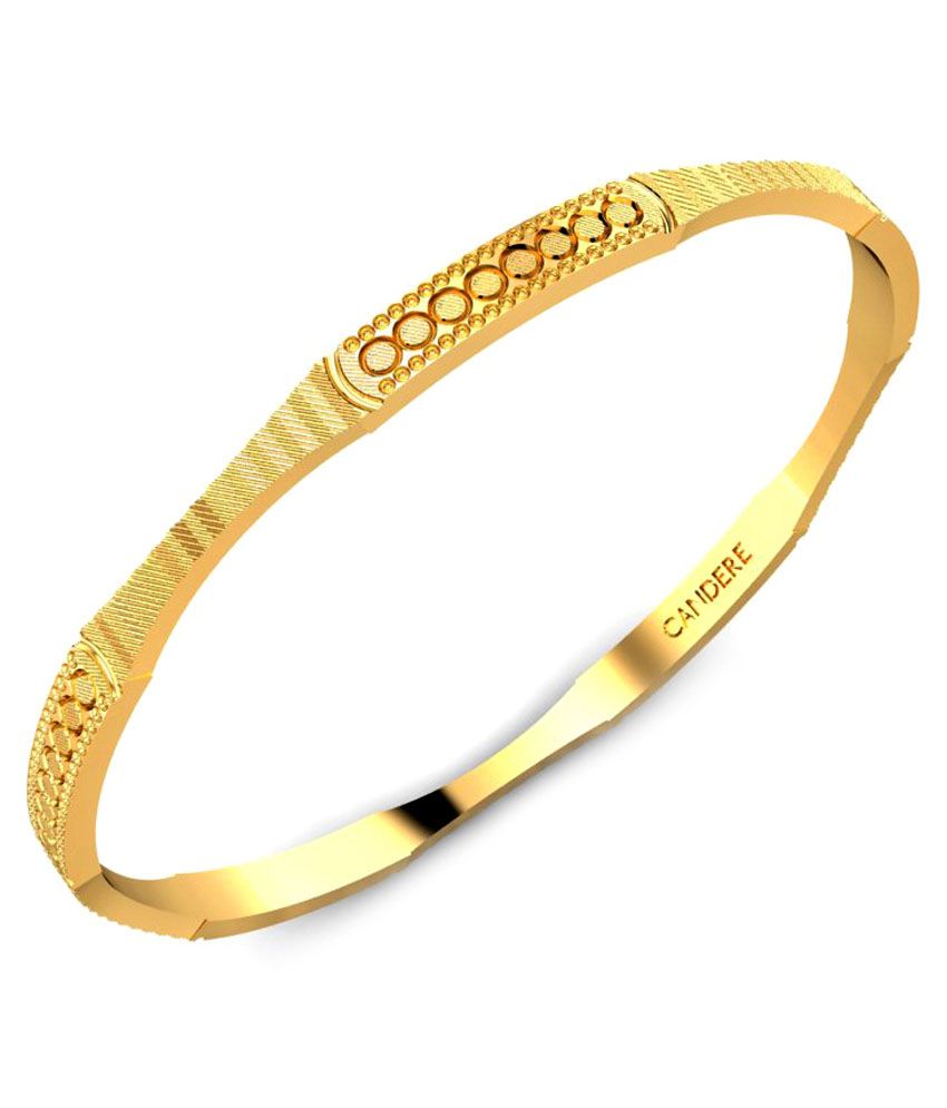 Candere 22kt Hallmarked Gold Bangle: Buy Candere 22kt Hallmarked Gold ...