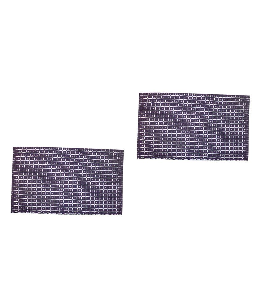 Rajeev Trading Company Purple Cotton Traditional Floor Mat Set