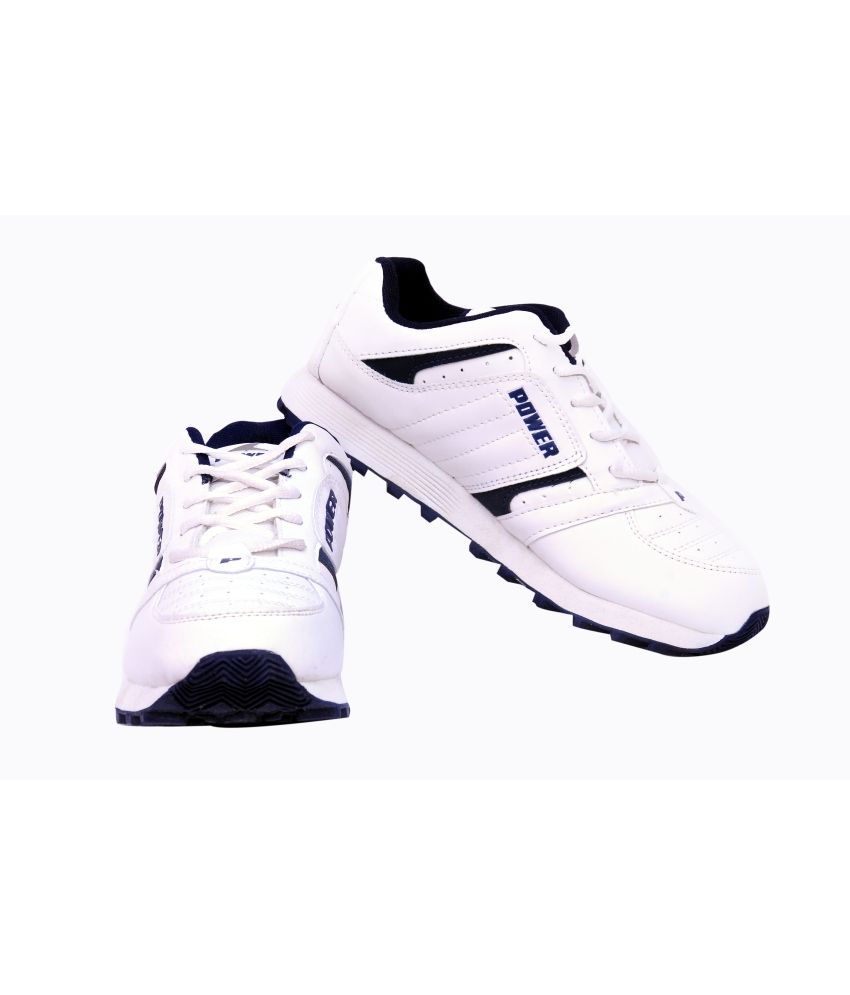 Bata White Synthetic Leather Lace Sport Shoes Buy Bata White