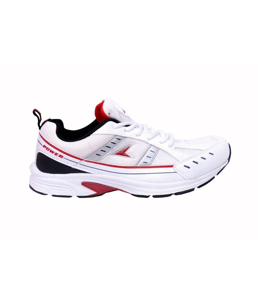 Bata White Synthetic Leather Lace Sport Shoes - Buy Bata White ...