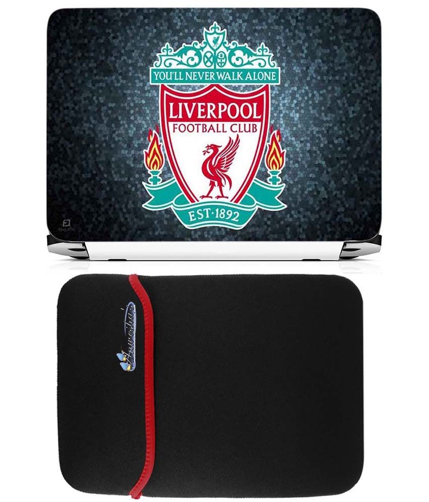 Anwesha's Reversible Laptop Sleeve With Laptop Skin 15.6 Inch Never Walk Alone Buy Anwesha's
