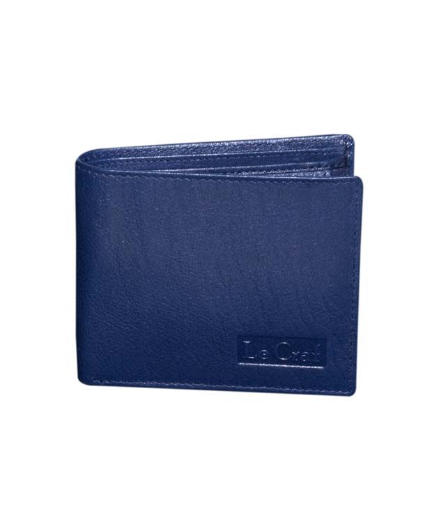 Le Craf Aaron Navy Blue Stylish Men&#39;s Wallet: Buy Online at Low Price in India - Snapdeal