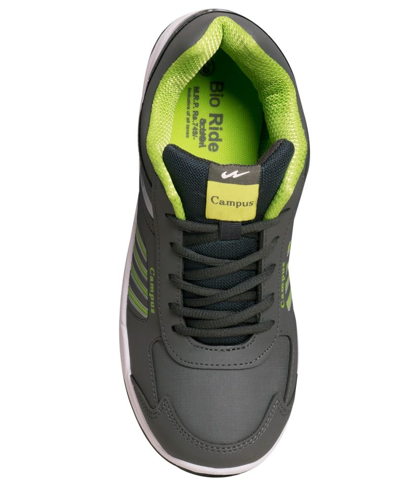 Campus Gray Synthetic Leather Shoe For Men Buy Campus Gray Synthetic