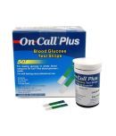 On Call Plusglucometer Strips 50 Strips (Pack of 2)