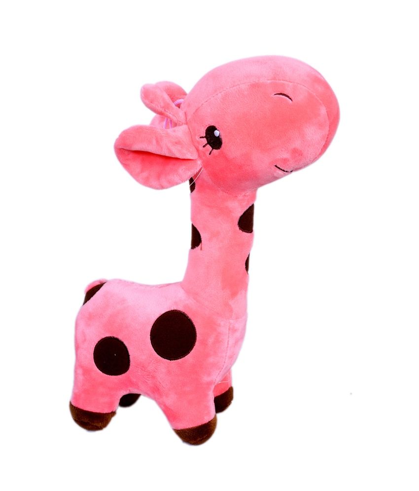 pink giraffe soft toy