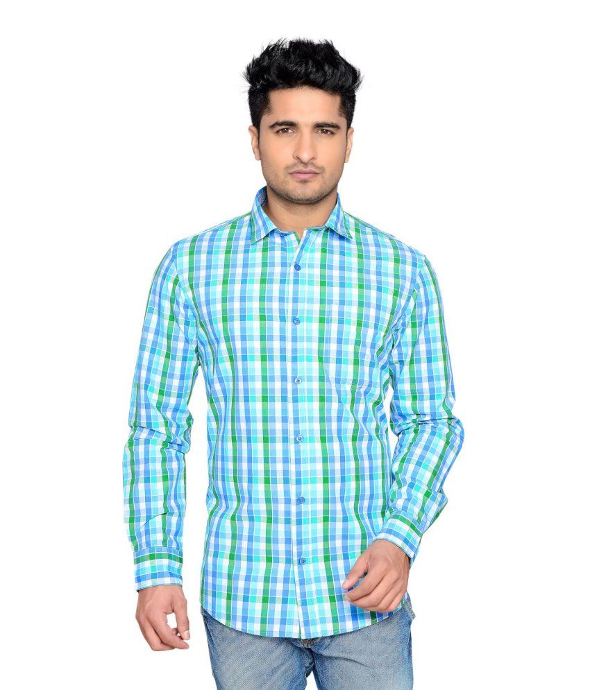 Thinc 100 Percent Cotton Shirt For Men - Buy Thinc 100 Percent Cotton ...