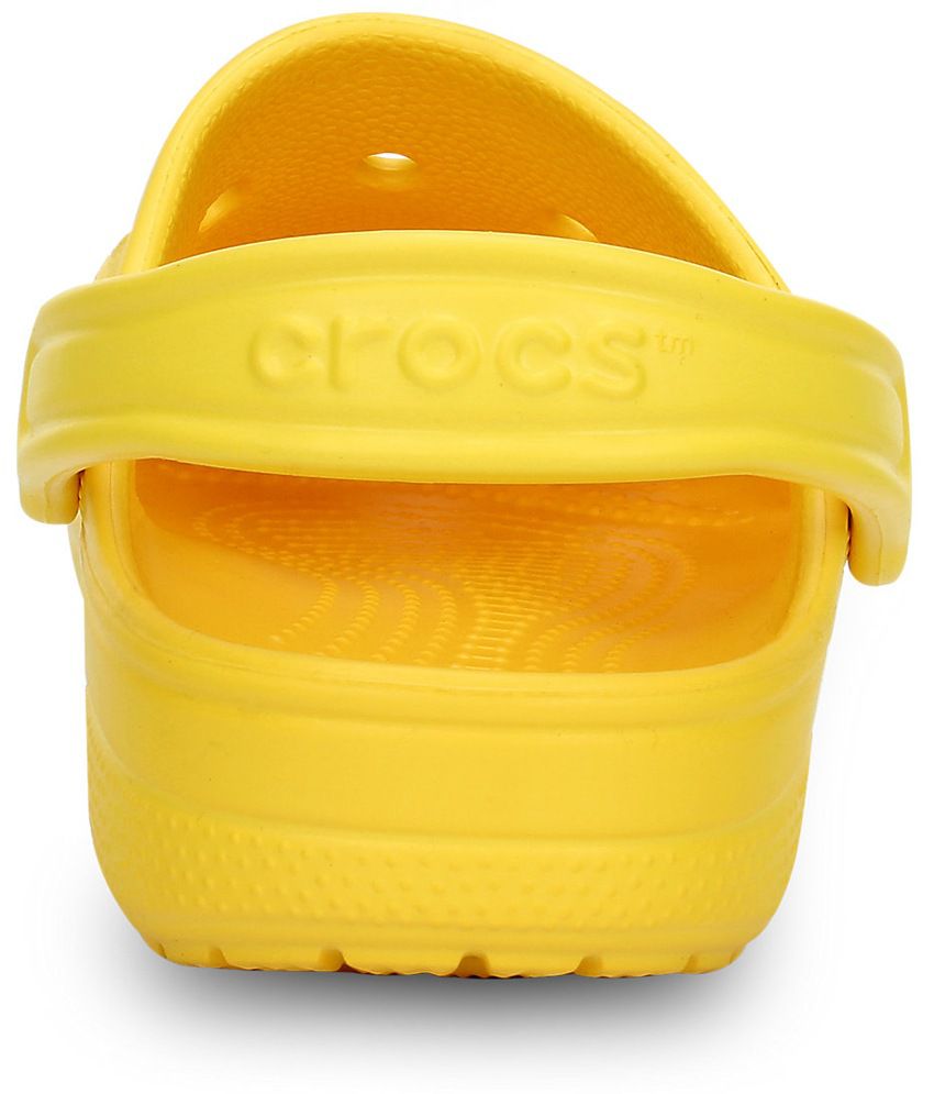 Crocs Yellow Floater Sandal Roomy Fit Price in India- Buy Crocs Yellow ...