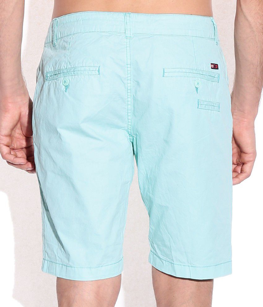 Being Human Blue Cotton Shorts - Buy Being Human Blue Cotton Shorts ...