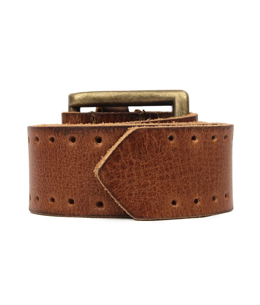 Red Tape Brown Leather Formal Pin Buckle Belt Buy Online at Low Price