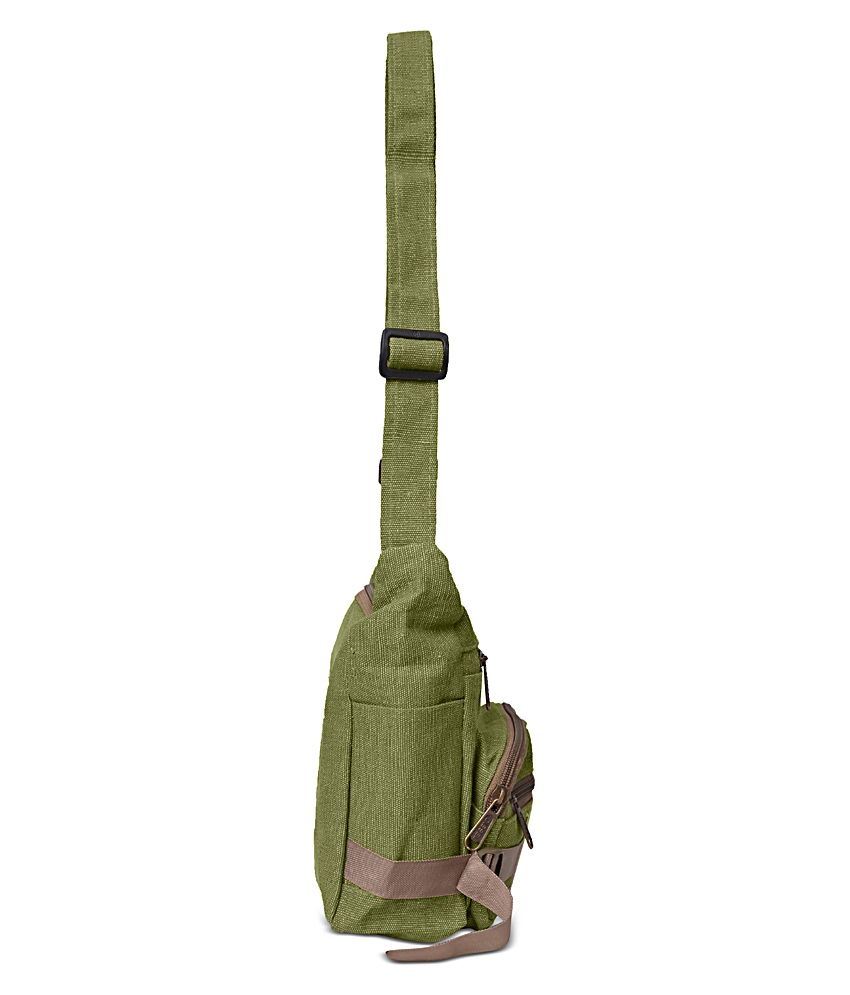 green sling bags