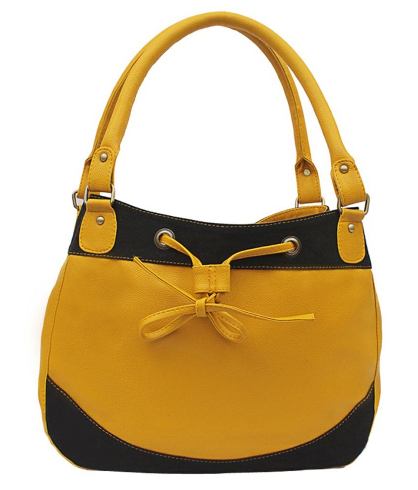Borsavela BVHA51YL Yellow Shoulder Bags Buy Borsavela BVHA51YL Yellow Shoulder Bags Online at
