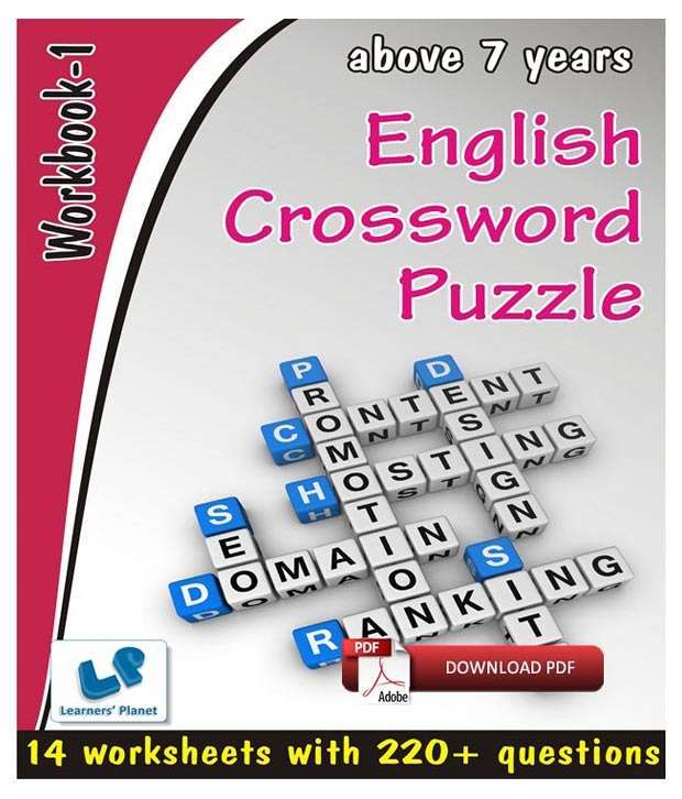 English Crossword Puzzle(Above 7 years)Workbook1 (EBooks