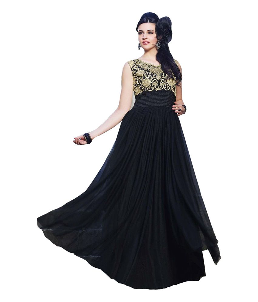 black net gown
