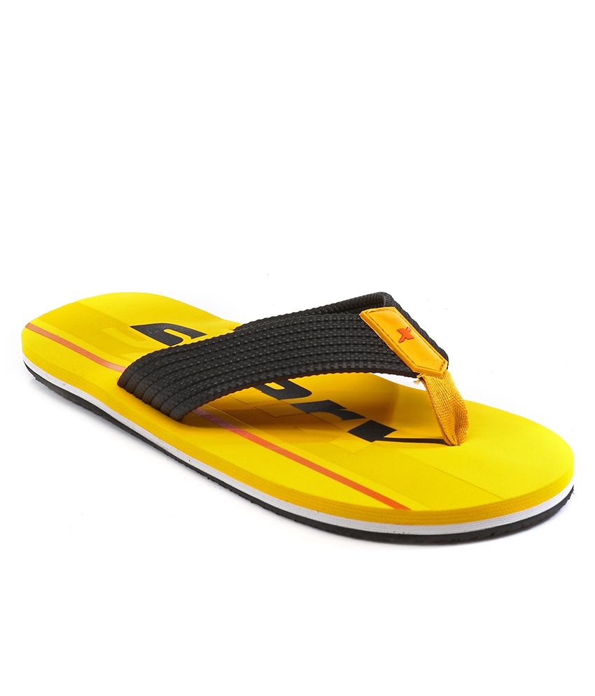 sparx yellow sandals