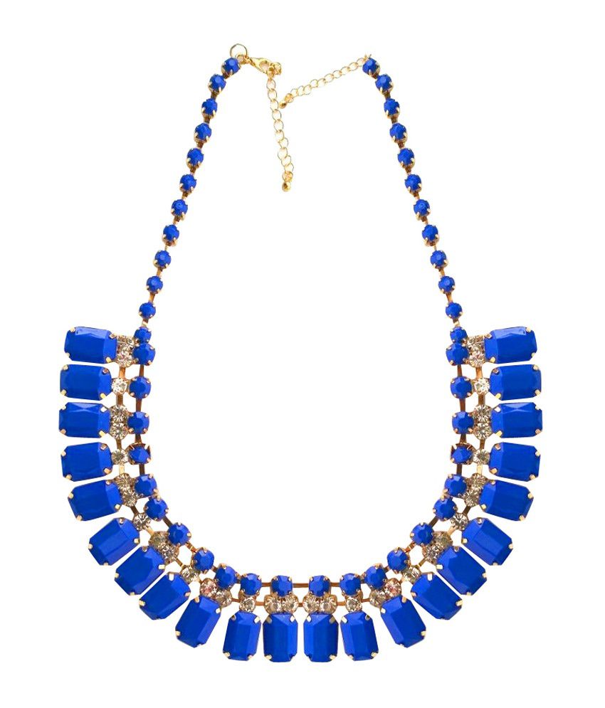 Starlit Royal Blue Stone Necklace: Buy Starlit Royal Blue Stone ...