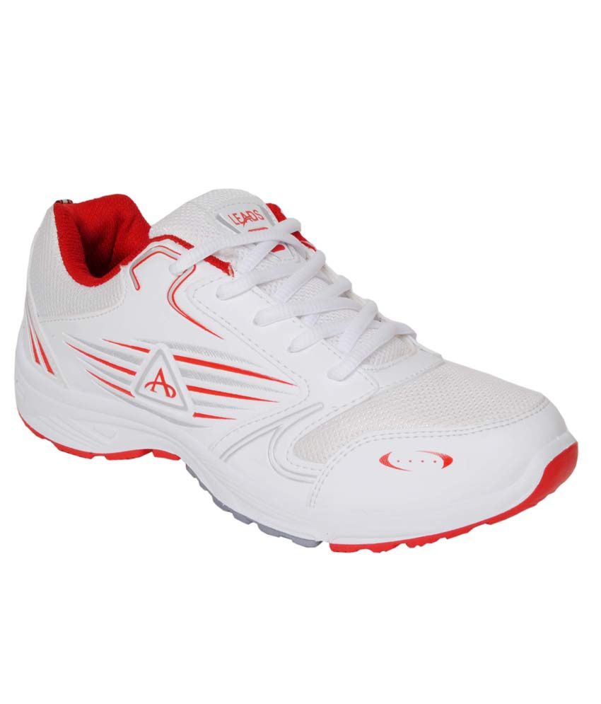 Leads Footwear White MeshTextile Sports Shoes For Men Price in India ...
