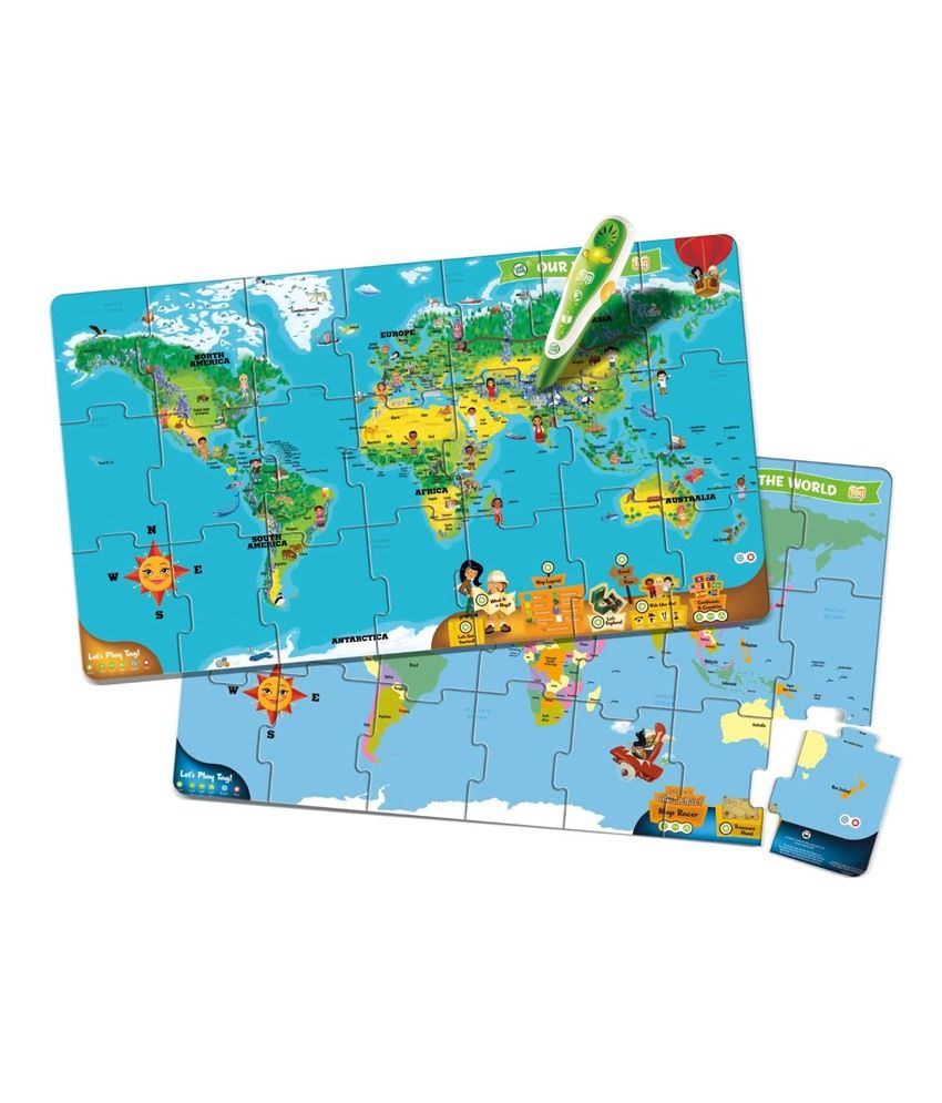 Leapfrog World Map Jumbo Puzzle Jan 2013 - Buy Leapfrog World Map Jumbo ...