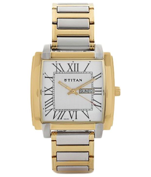 titan square wrist watch