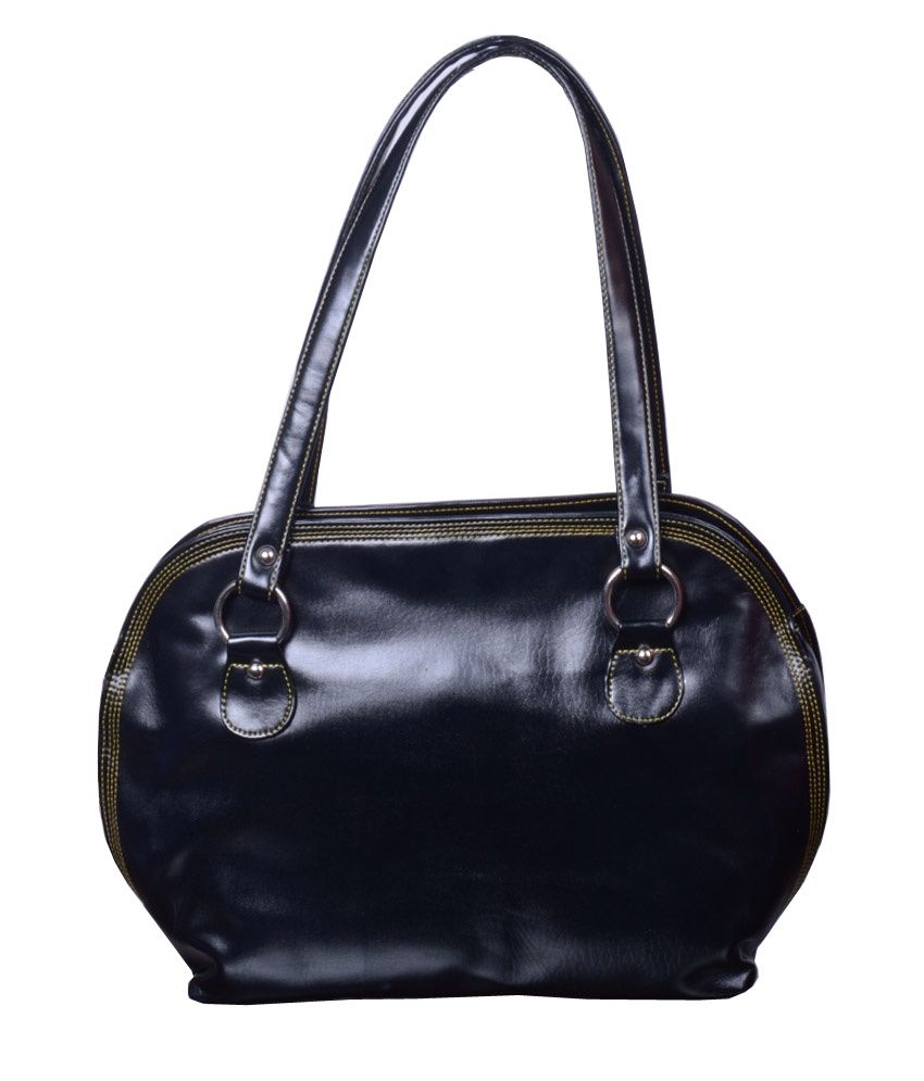 Hysty Black Leather Zip Shoulder Bag Buy Hysty Black Leather Zip