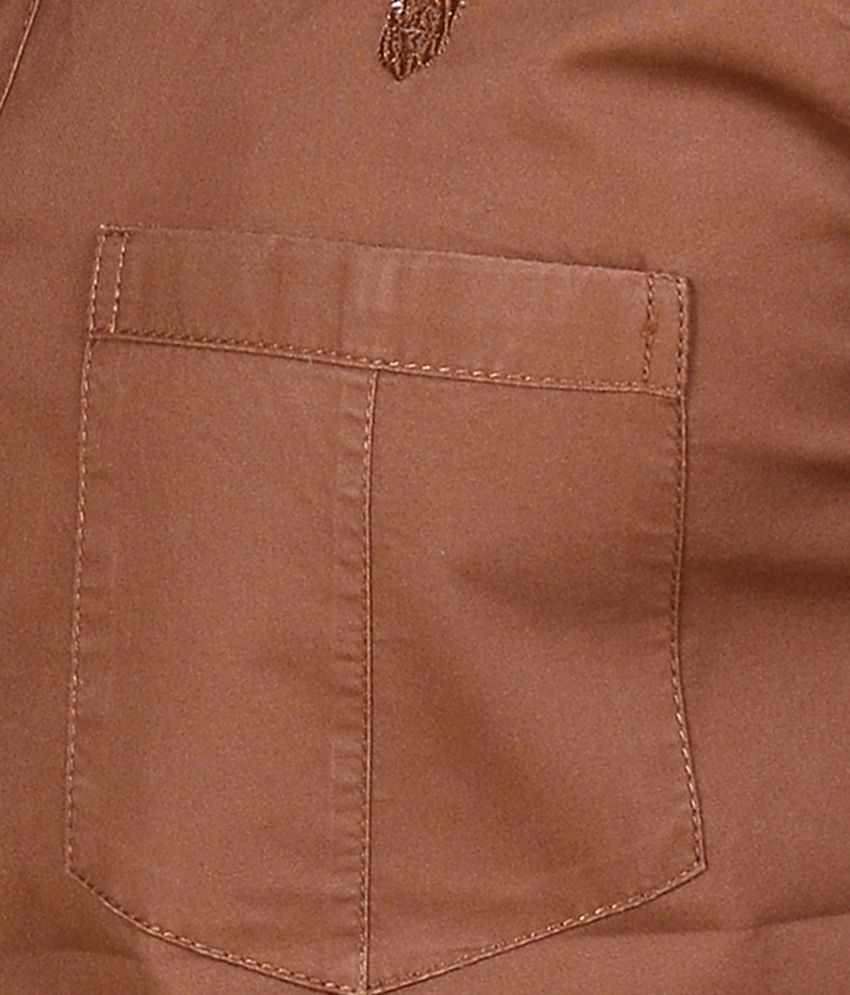 mustard plain shirt