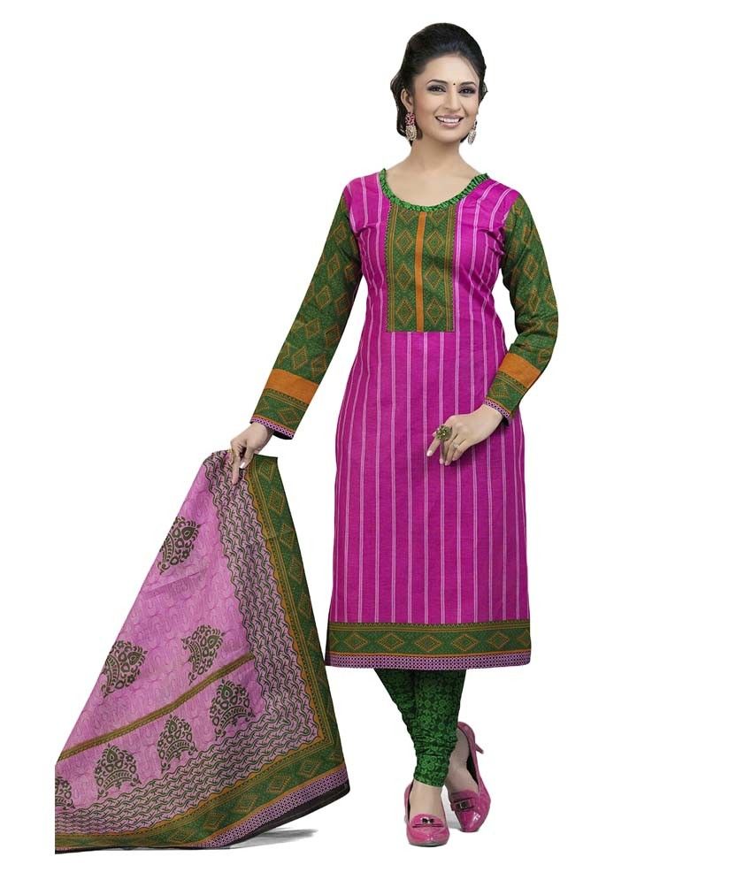 New Look Purple Cotton Unstitched Dress Material Buy New Look Purple Cotton Unstitched Dress