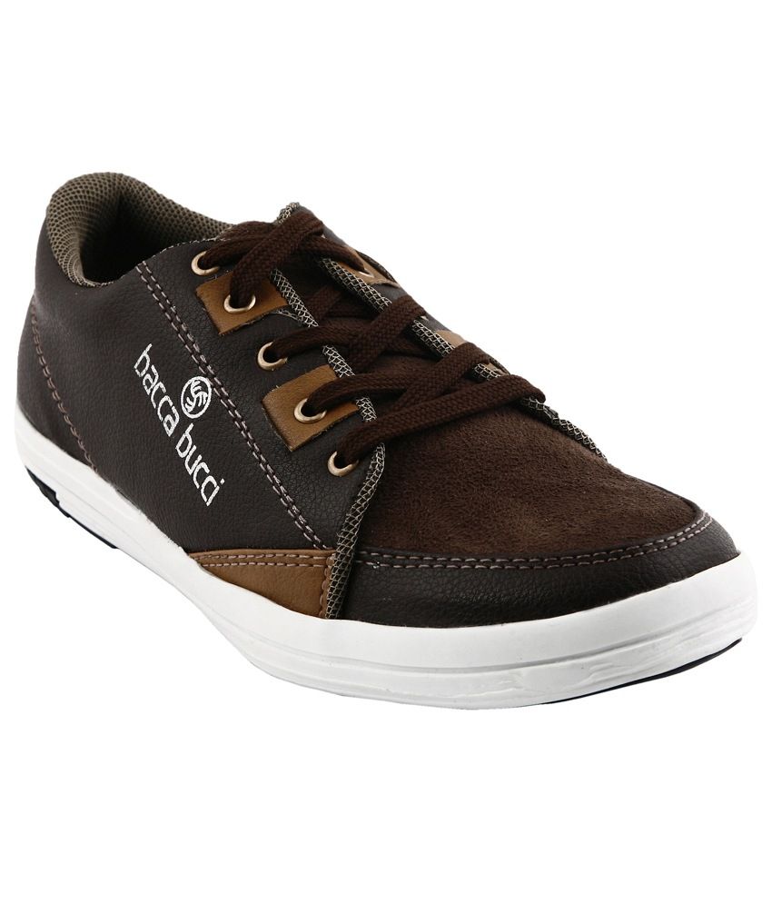 Bacca Bucci Brown Canvas Shoes - Buy Bacca Bucci Brown Canvas Shoes ...