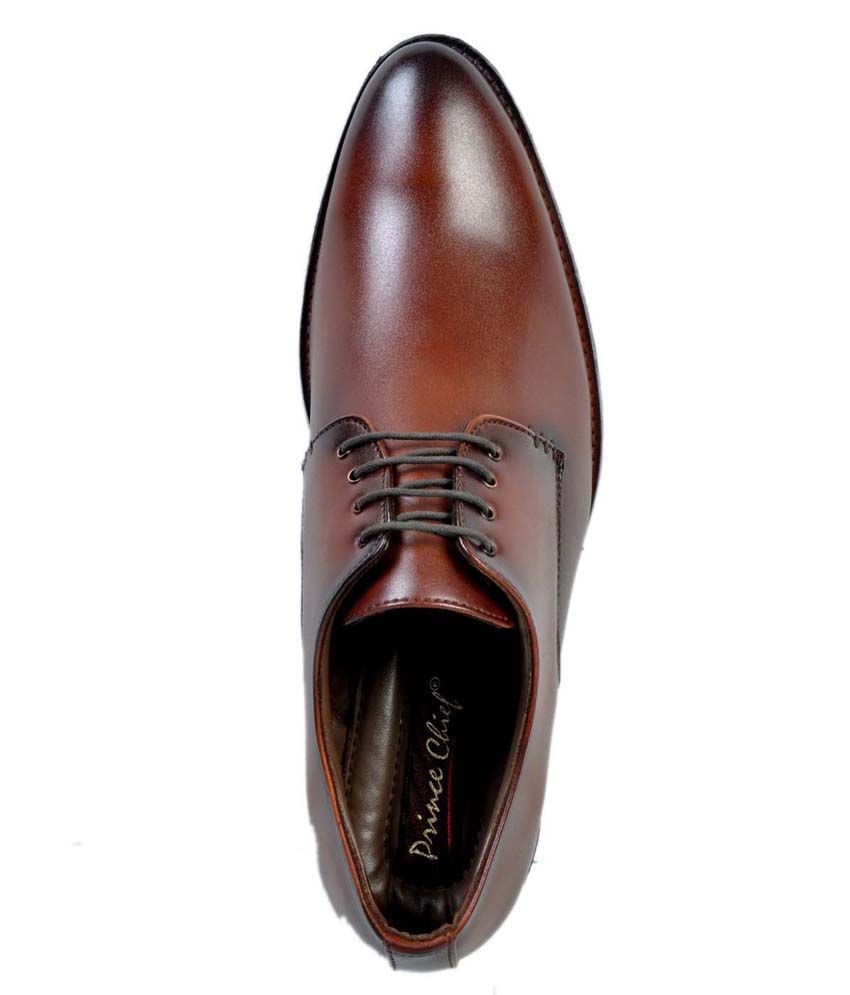 Prince Chief Tan Formal Shoes