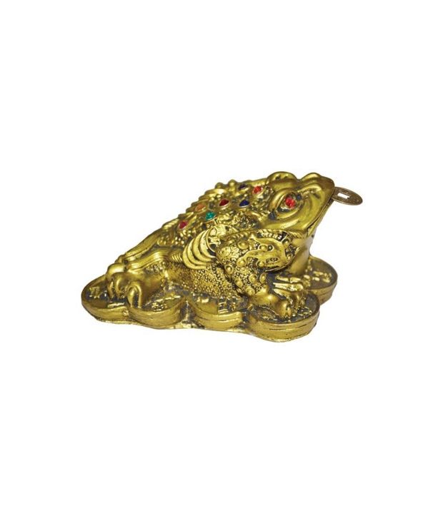     			Religious kart Polyresin Frog