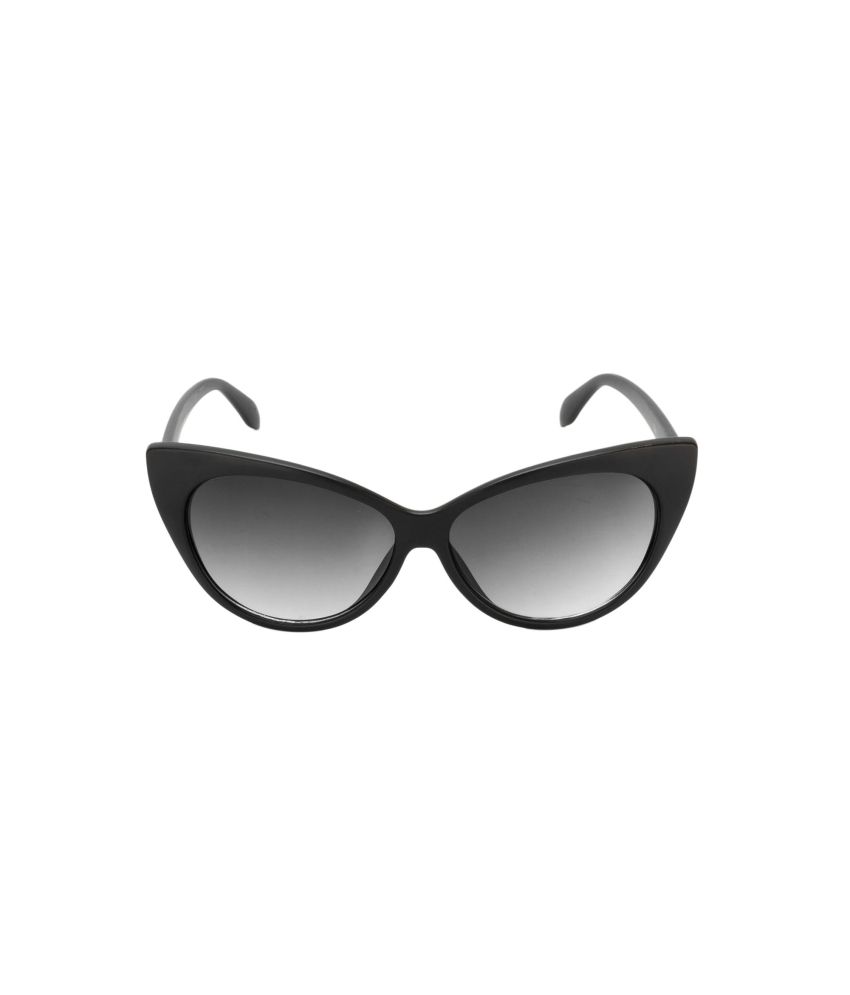 Fair-X Stylish Dull Black Cat Eye Sunglasses For Women - Buy Fair-X ...