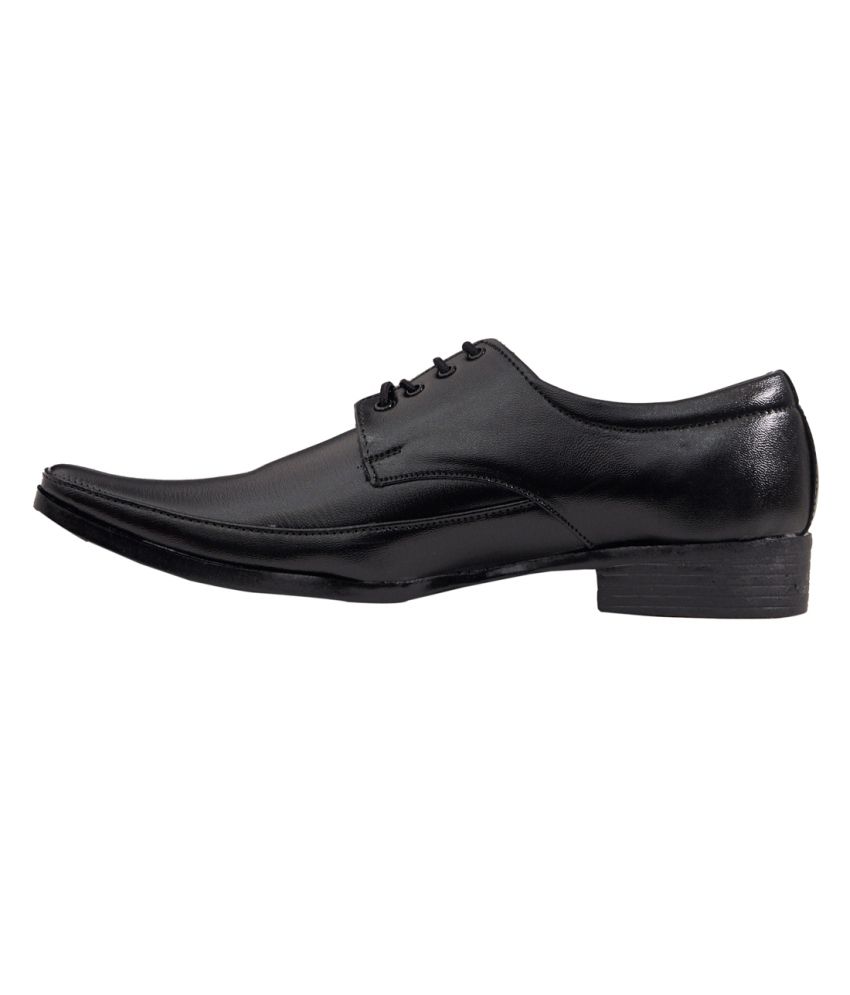 Adjoin Steps Black Formal Shoes Price in India- Buy Adjoin Steps Black ...