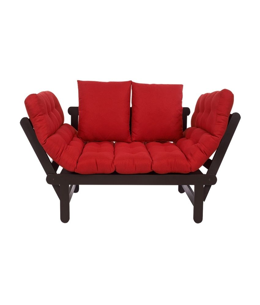 ARRA Beat Futon with Mattress Red Buy ARRA Beat Futon with Mattress