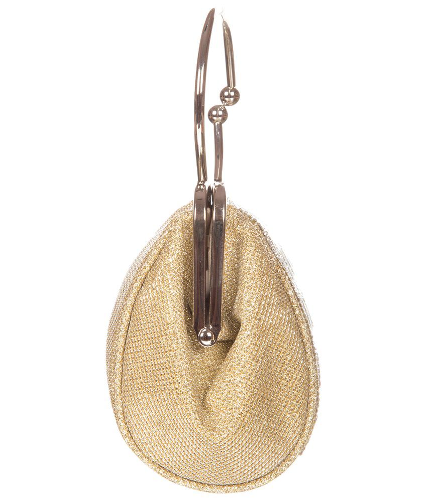 Nyls EC-001-lightgold Gold Shoulder Bags - Buy Nyls EC-001-lightgold ...