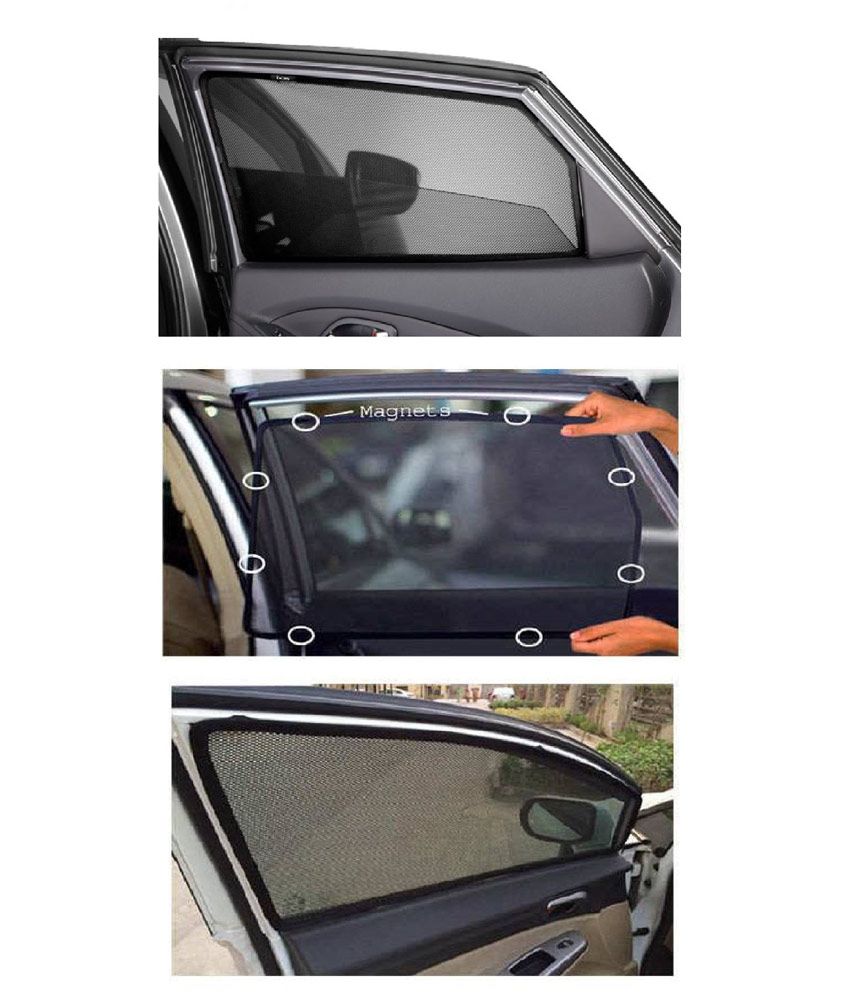 Fiesta Magnetic Car Window Sun Shades For Honda City
