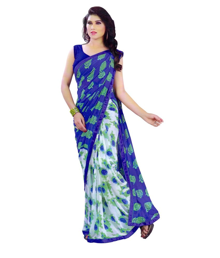 Digiital Printed Synthetic Sarees 