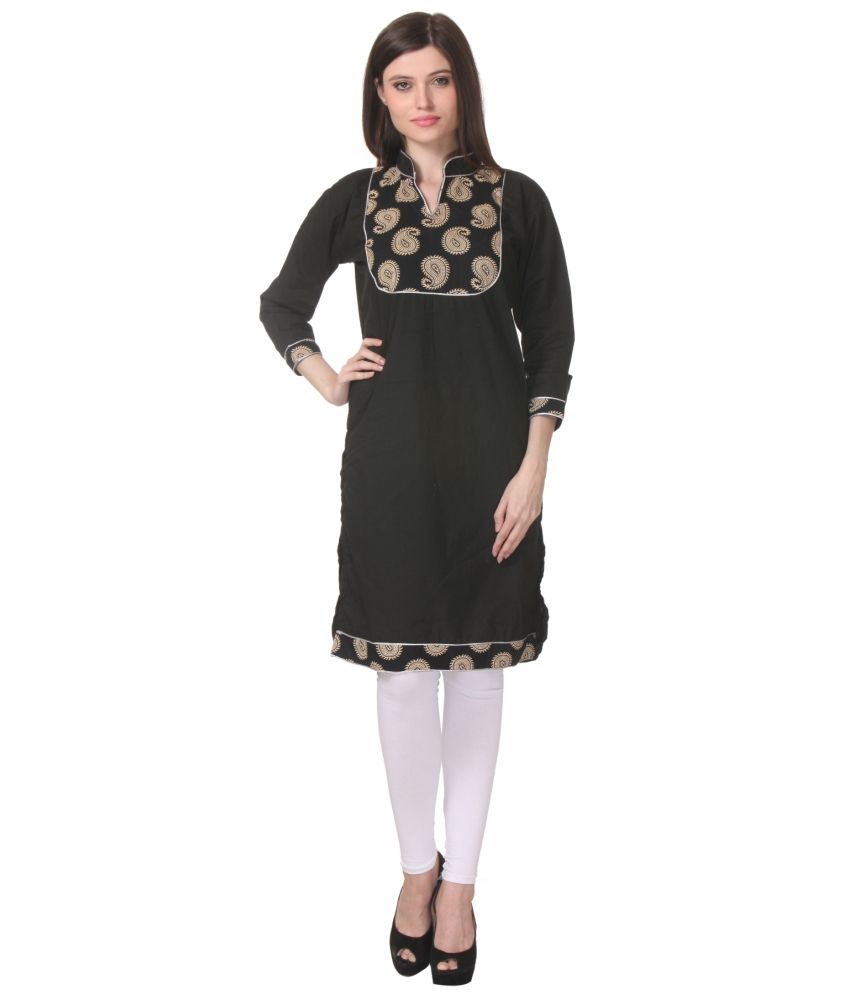 full black kurti online