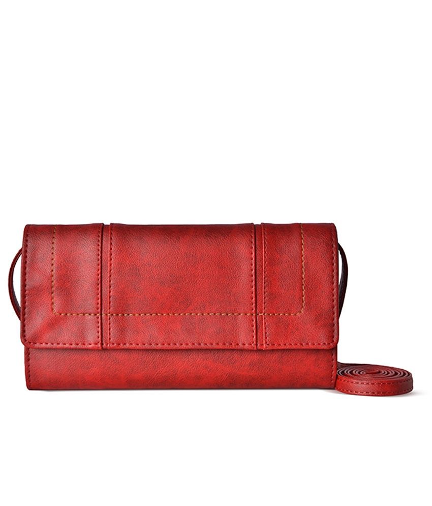 ladies red wallet