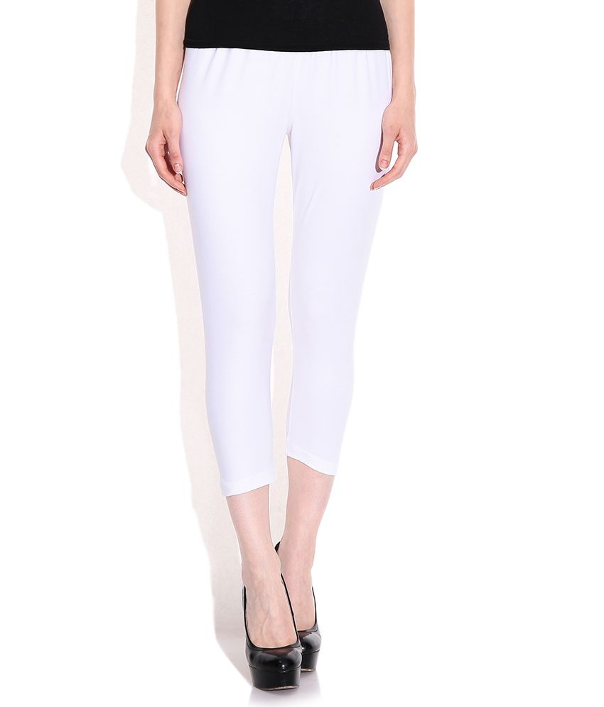 Buy Beyouty White Cotton Capris Online at Best Prices in India ...