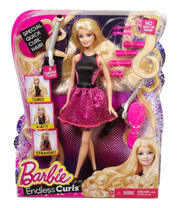 barbie hair set
