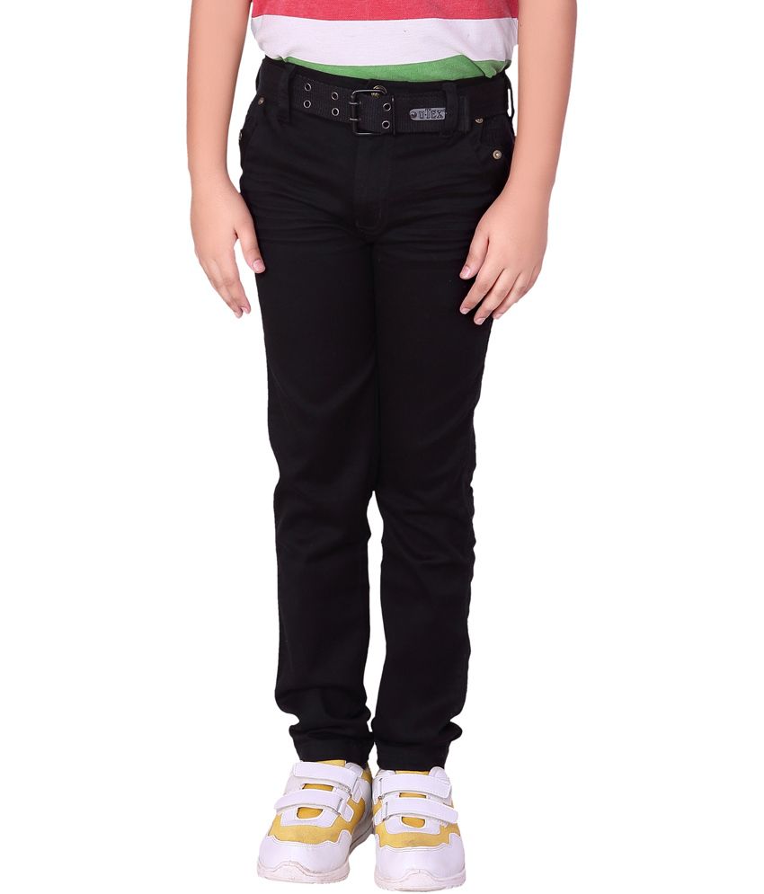 Utex Stretchable Silky Denim Elastic Pure Black Colored Jeans Pant For Kids Buy Utex Stretchable Silky Denim Elastic Pure Black Colored Jeans Pant For Kids Online At Low Price Snapdeal