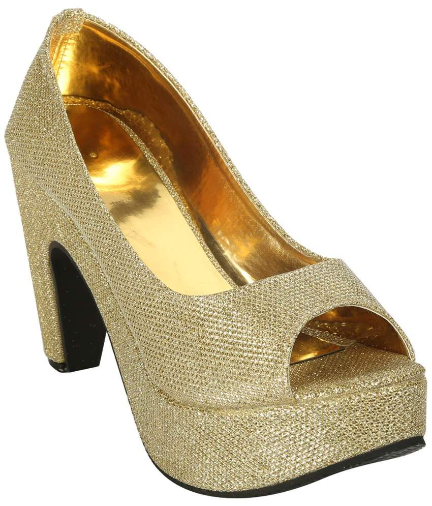 Zachho Comfortable Golden Pump Price in India Buy Zachho Comfortable