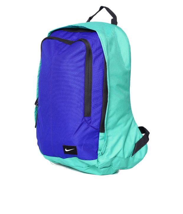 purple and green nike backpack