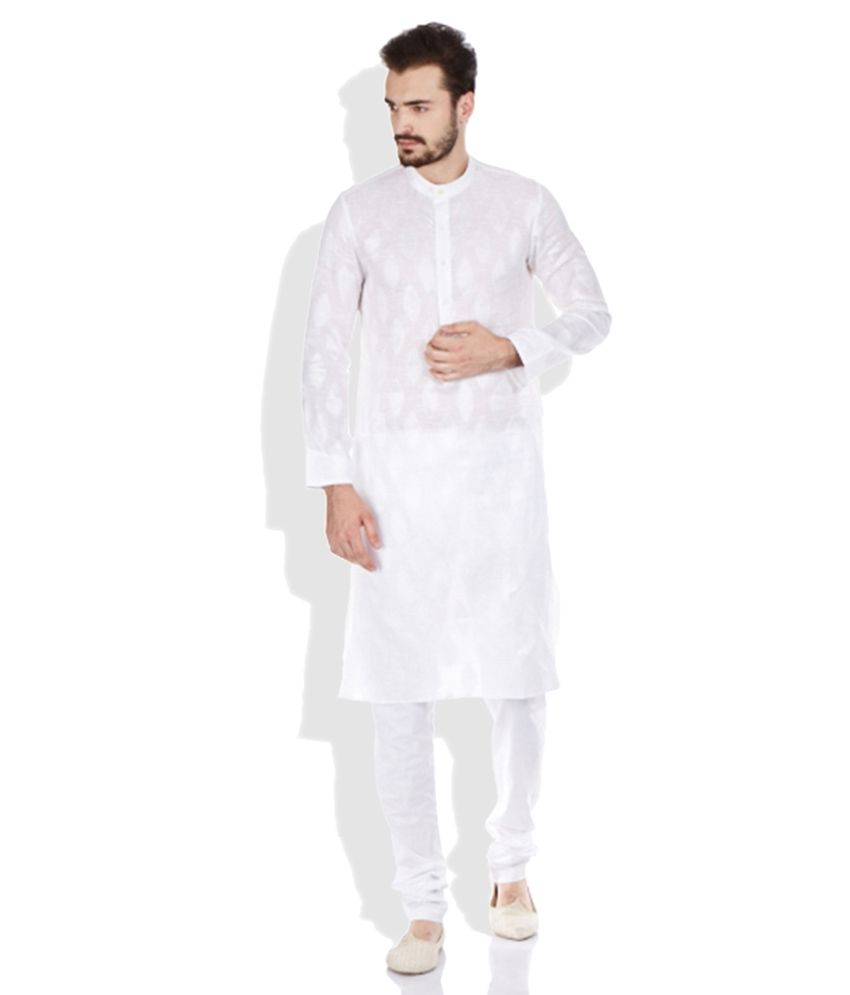 Raymond kurta pajama white Clearance