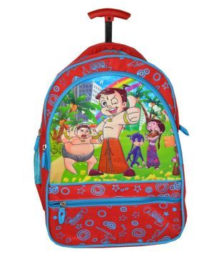 chota bheem trolley bag