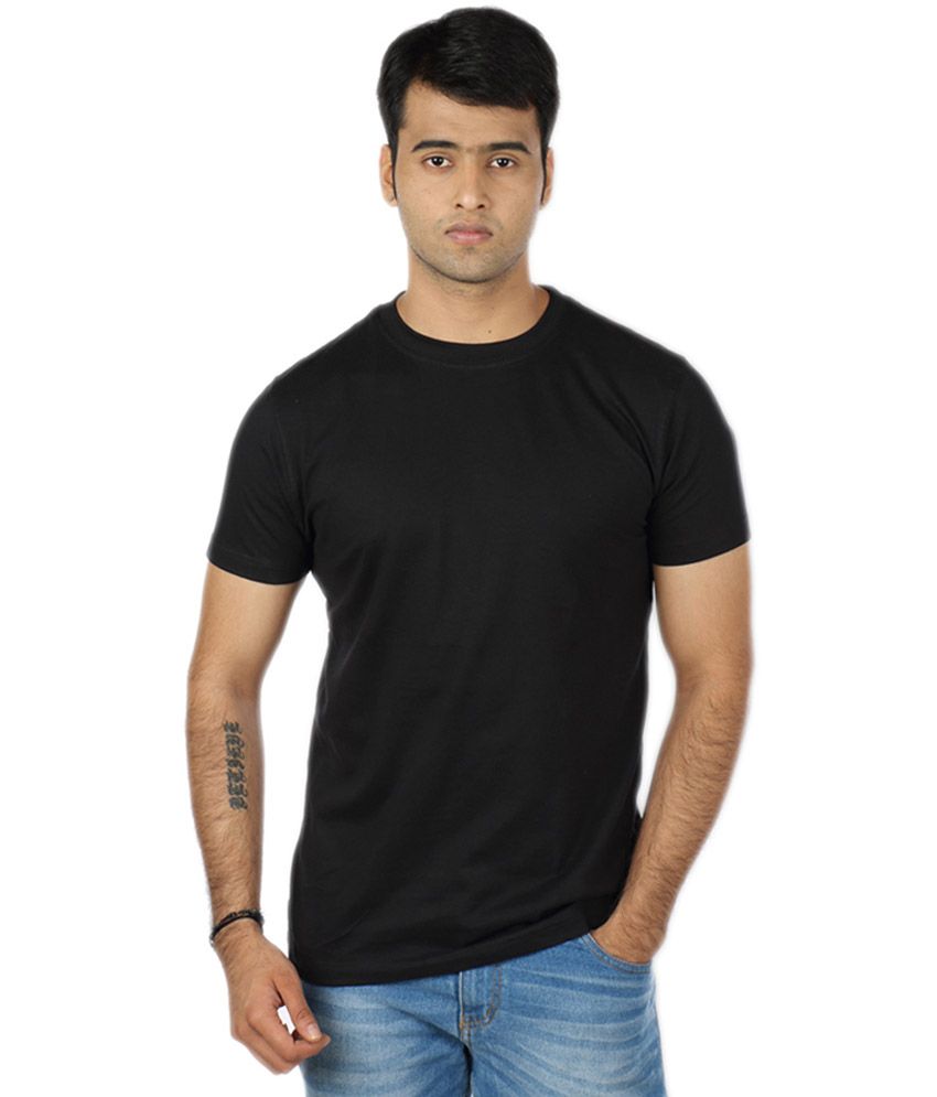 plain black t shirt online